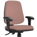 Ver imagem 3 de Kit 2 Cadeiras Giratórias Job Diretor Executiva Suede Rosê - Lyam Decor