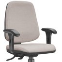 Ver imagem 3 de Kit 2 Cadeiras Giratórias Job Diretor Executiva Linho Bege - Lyam Decor