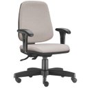 Ver imagem 2 de Kit 2 Cadeiras Giratórias Job Diretor Executiva Linho Bege - Lyam Decor