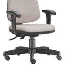 Ver imagem 4 de Kit 2 Cadeiras Giratórias Job Diretor Executiva Linho Bege - Lyam Decor