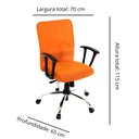 Ver imagem 2 de Poltrona Diretor com Braços Linha Tela Mesh