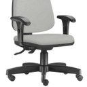 Ver imagem 4 de Kit 2 Cadeiras Giratórias Job Diretor Executiva Linho Cinza - Lyam Decor