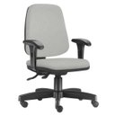 Ver imagem 2 de Kit 2 Cadeiras Giratórias Job Diretor Executiva Linho Cinza - Lyam Decor