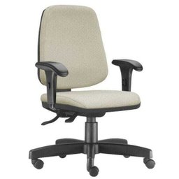 Kit 2 Cadeiras Giratórias Job Diretor Executiva Suede Bege - Lyam Decor - 2