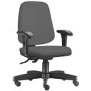 Ver imagem 2 de Kit 02 Cadeiras Giratórias Job L02 Diretor Executiva Crepe Cinza - Lyam Decor
