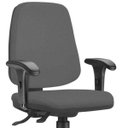 Ver imagem 3 de Kit 02 Cadeiras Giratórias Job L02 Diretor Executiva Crepe Cinza - Lyam Decor