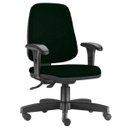 Ver imagem 2 de Kit 2 Cadeiras Giratórias Job Diretor Executiva Crepe Verde Musgo - Lyam Decor