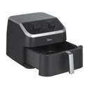 Ver imagem 3 de Fritadeira Air Fryer Midea Wide Max Cyclone Preto 8,5l 220v Fwm85p2