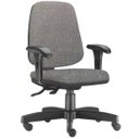 Ver imagem 3 de Kit 2 Cadeiras Giratórias Job Diretor Executiva Linho Chumbo - Lyam Decor