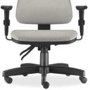 Ver imagem 3 de Cadeira de Escritório Giratória Executiva Ergonômica Sky Suede Bege - Lyam Decor