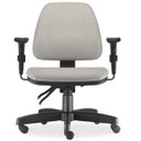 Ver imagem 1 de Cadeira de Escritório Giratória Executiva Ergonômica Sky Suede Bege - Lyam Decor