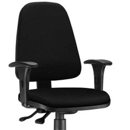 Kit 2 Cadeiras Giratória Sky Diretor Executiva Couro Sintético Preto - Lyam Decor - 5