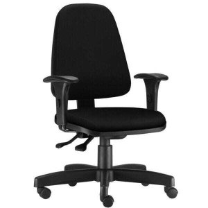 Cadeira Giratória Sky Diretor Executiva Crepe Preto - Lyam Decor