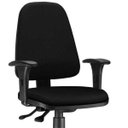 Ver imagem 3 de Cadeira Giratória Sky Diretor Executiva Crepe Preto - Lyam Decor