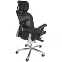 Ver imagem 3 de Cadeira de Escritório Giratória Presidente Executiva New Ergon Preto - Lyam Decor