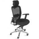 Ver imagem 2 de Kit 2 Cadeiras de Escritório Giratória Presidente Executiva New Ergon Preto - Lyam Decor