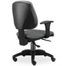 Cadeira de Escritório Giratória Executiva Ergonômica Job Linho Cinza Escuro - Lyam Decor - 3