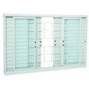 Ver imagem 1 de Janela de Correr Aço Veneziana 6 Folhas com Grade Quadriculada Prátika Apd Sasazaki 100x150cm