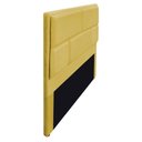Ver imagem 3 de Cabeceira Casal Brick P02 140 cm Para Cama Box Suede Amarelo