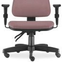 Ver imagem 3 de Cadeira de Escritório Giratória Executiva Ergonômica Sky Suede Rosê - Lyam Decor