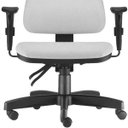 Ver imagem 5 de Kit 2 Cadeiras de Escritório Giratória Executiva Ergonômica Sky Couro Sintético Branco - Lyam Decor