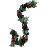 Festão Natalino Luxo Decorado com Pinhas e Berry Natal 180cm - 1