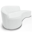 Ver imagem 7 de Sofá Living 4 Lugares 280cm Braço Esquerdo Mozart D06 Sintético Branco - Mpozenato