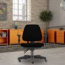 Ver imagem 3 de Cadeira de Escritório Giratória Executiva Ergonômica Sky Crepe Preto - Lyam Decor