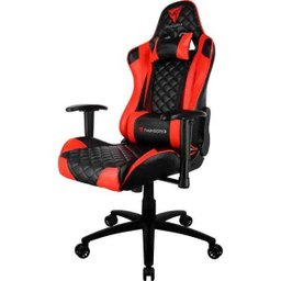 Cadeira Gamer Office Giratória com Elevação A Gás Tgc12 Preto Vermelho - Thunderx3 - 1
