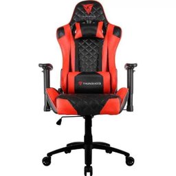 Cadeira Gamer Office Giratória com Elevação A Gás Tgc12 Preto Vermelho - Thunderx3 - 2