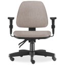 Ver imagem 1 de Cadeira de Escritório Giratória Executiva Ergonômica Sky Linho Bege - Lyam Decor