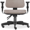 Ver imagem 3 de Cadeira de Escritório Giratória Executiva Ergonômica Sky Linho Bege - Lyam Decor