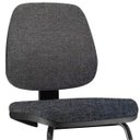 Ver imagem 3 de Cadeira de Escritório Job Fixa Linho Chumbo - Lyam Decor