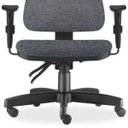 Ver imagem 5 de Kit 2 Cadeiras de Escritório Giratória Executiva Ergonômica Sky Linho Chumbo - Lyam Decor
