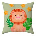 Ver imagem 3 de 4 Kit Capas Almofadas Aventura na Selva 45x45 Id Decor