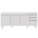 Ver imagem 6 de Balcão Gabinete para Pia 180cm sem Tampo Dallas Branco - Lumil