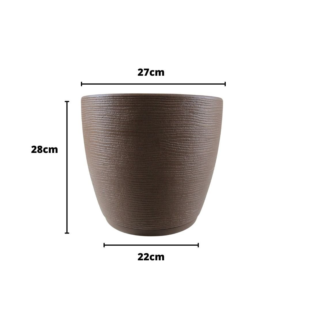 Vasos Estilo Vietnamita para Plantas Polietileno Casa Jardim Varanda Decoração Ambientes Luxo Modern - 4