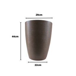 Vasos Estilo Vietnamita para Plantas Polietileno Casa Jardim Varanda Decoração Ambientes Luxo Modern - 3