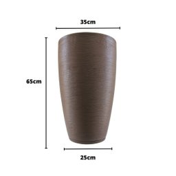 Vasos Estilo Vietnamita para Plantas Polietileno Casa Jardim Varanda Decoração Ambientes Luxo Modern - 2
