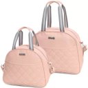 Ver imagem 1 de Kit 02 Bolsas Maternidade Maresia Rosa - Hug Baby