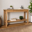 Ver imagem 2 de Aparador Industrial 1 Gaveta 1 Prateleira 100% MDF Freijó - Pradel