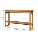 Ver imagem 3 de Aparador Industrial 1 Gaveta 1 Prateleira 100% MDF Freijó - Pradel