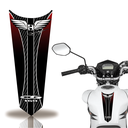 Ver imagem 1 de Adesivo Faixa Gravata Tanque Moto Cg 160 150 Titan Fan Cobra Motoparts 160 Asa Vermelha