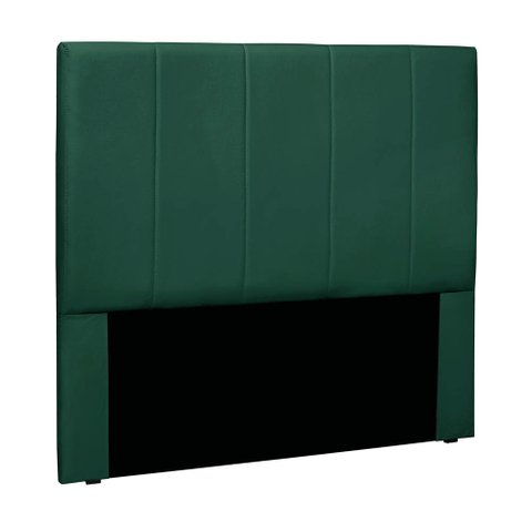 Cabeceira Cama Box Casal 140 Cm Arizona Veludo S04 - D'Rossi Verde