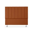 Ver imagem 2 de Cabeceira Estofada Cama Box Carla Linha Premium Cor:Terra Cota;Tamanho:Queen 160 cm