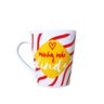 Kit dia das Mães Garrafa Térmica vermelha + Caneca Porcelana - Unitermi - 2