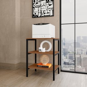 Estante Multiuso Slim Preto Cozinha Compacto