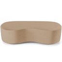 Ver imagem 3 de Kit Puff Redondo Lola e Puff Recamier Orgânico Orbit W01 Linho Bege Escuro - Lyam Decor