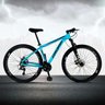 Bicicleta Aro 29 Quadro 19 Freio a Disco Mecânico 21 Marchas Alumínio Azul Preto - Dropp - 2