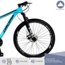 Ver imagem 3 de Bicicleta Aro 29 Quadro 21 Freio a Disco Mecânico 21 Marchas Alumínio Azul - Dropp